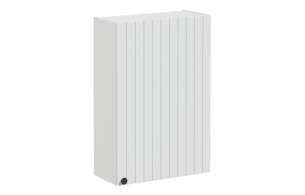 VitrA Root Groove 60cm 1 Door Upper/Wall Unit (RH Hinge) - Matt Light Grey